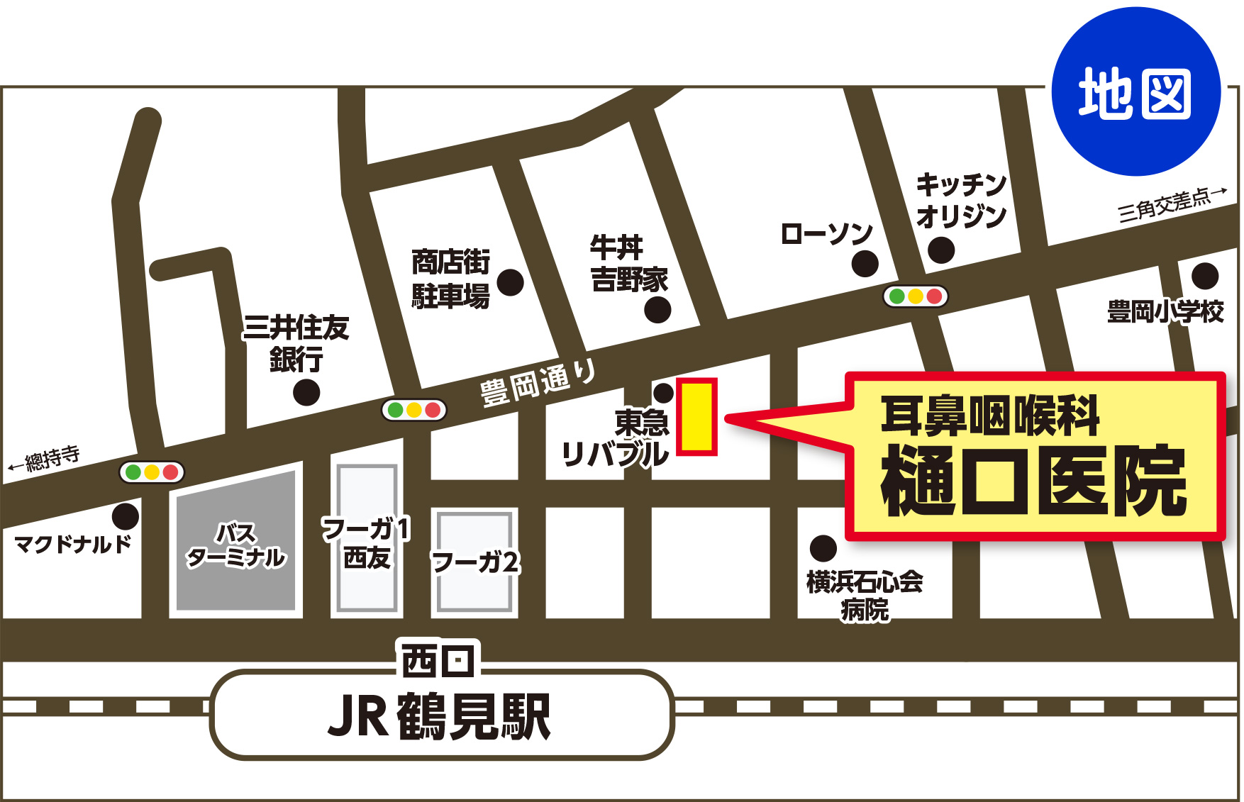 移転後の地図